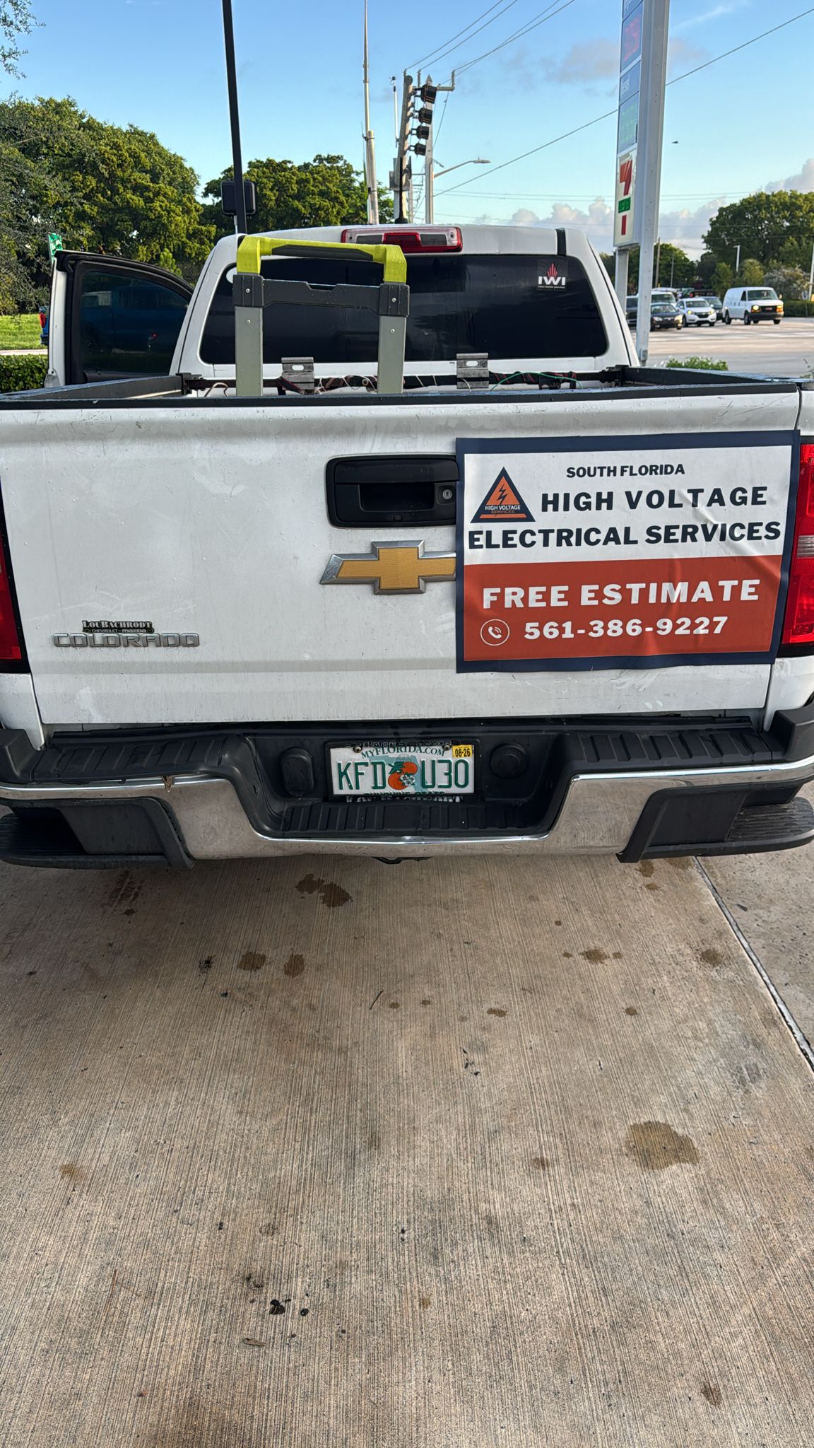 High Voltage service van — South Florida